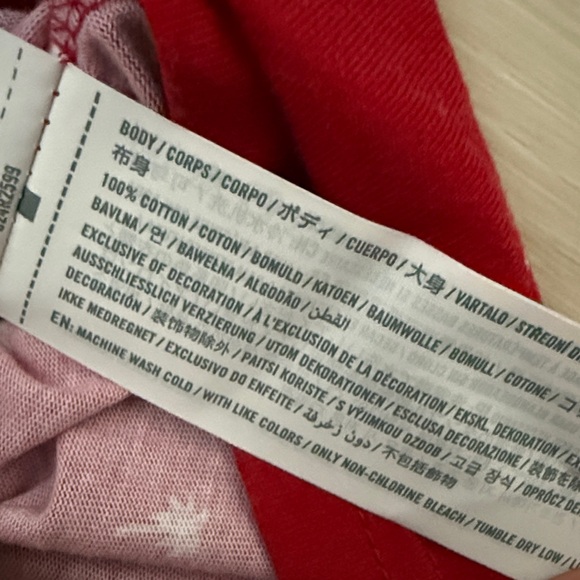 Hollister Red Tee with White Tree Details - Picture 3 of 6